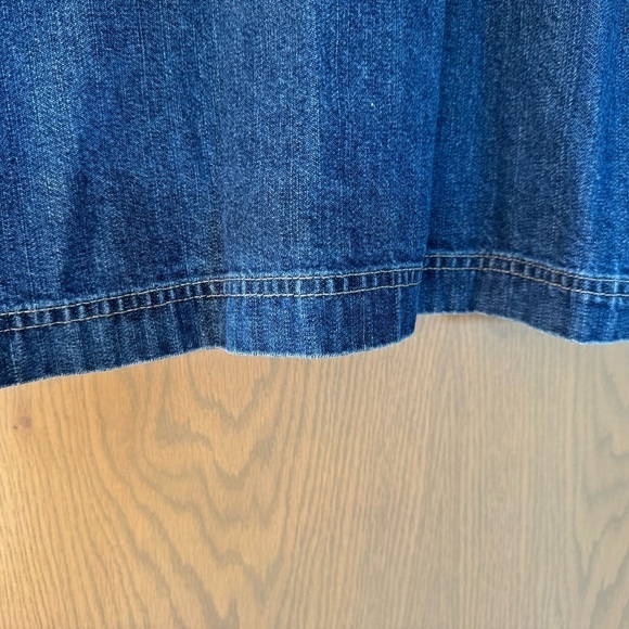 Vintage Bill Blass Hooded Denim Zip Front Jacket / Pockets / Medium - Picture 6 of 12